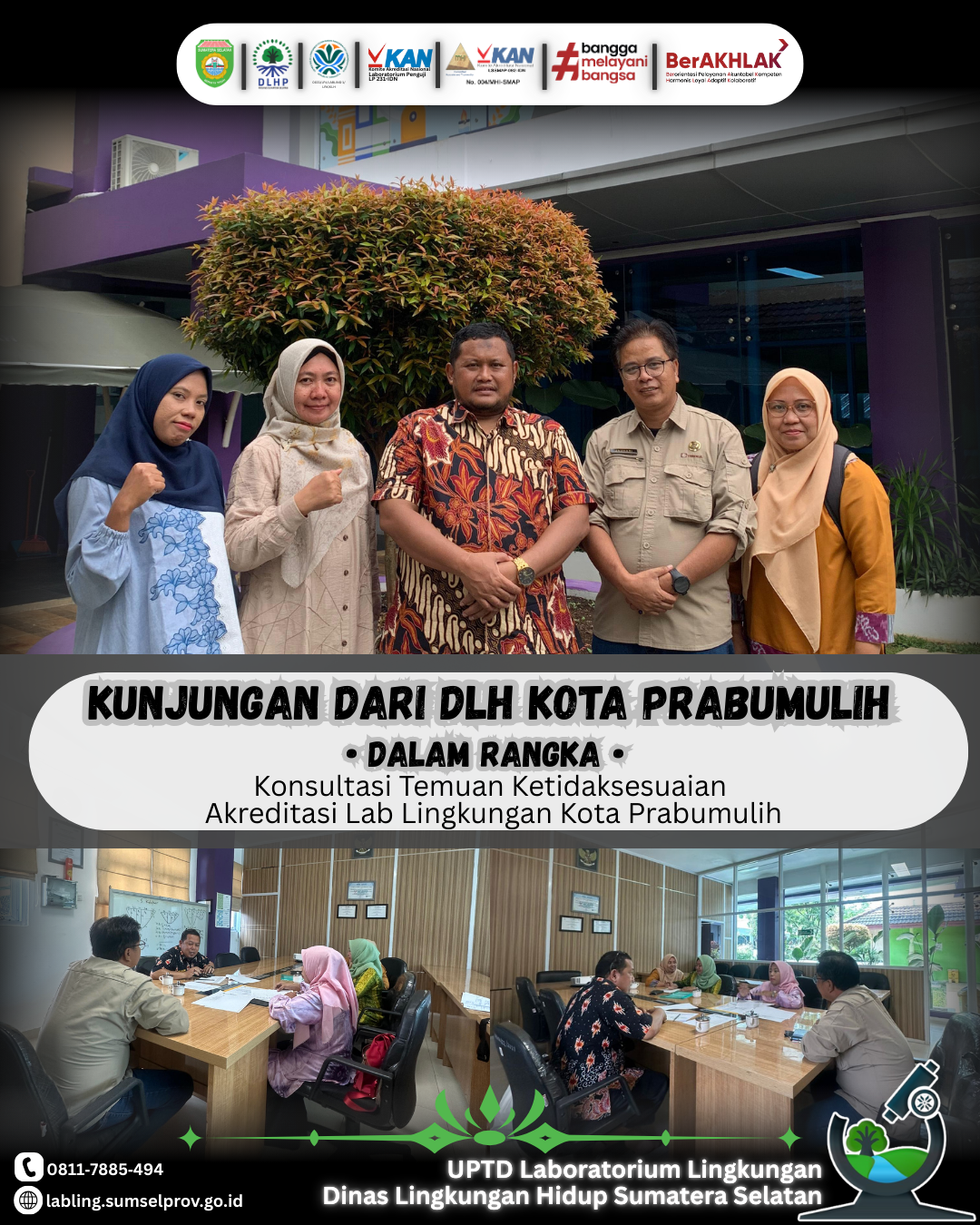 Kunjungan Dari DLH Kota Prabumulih