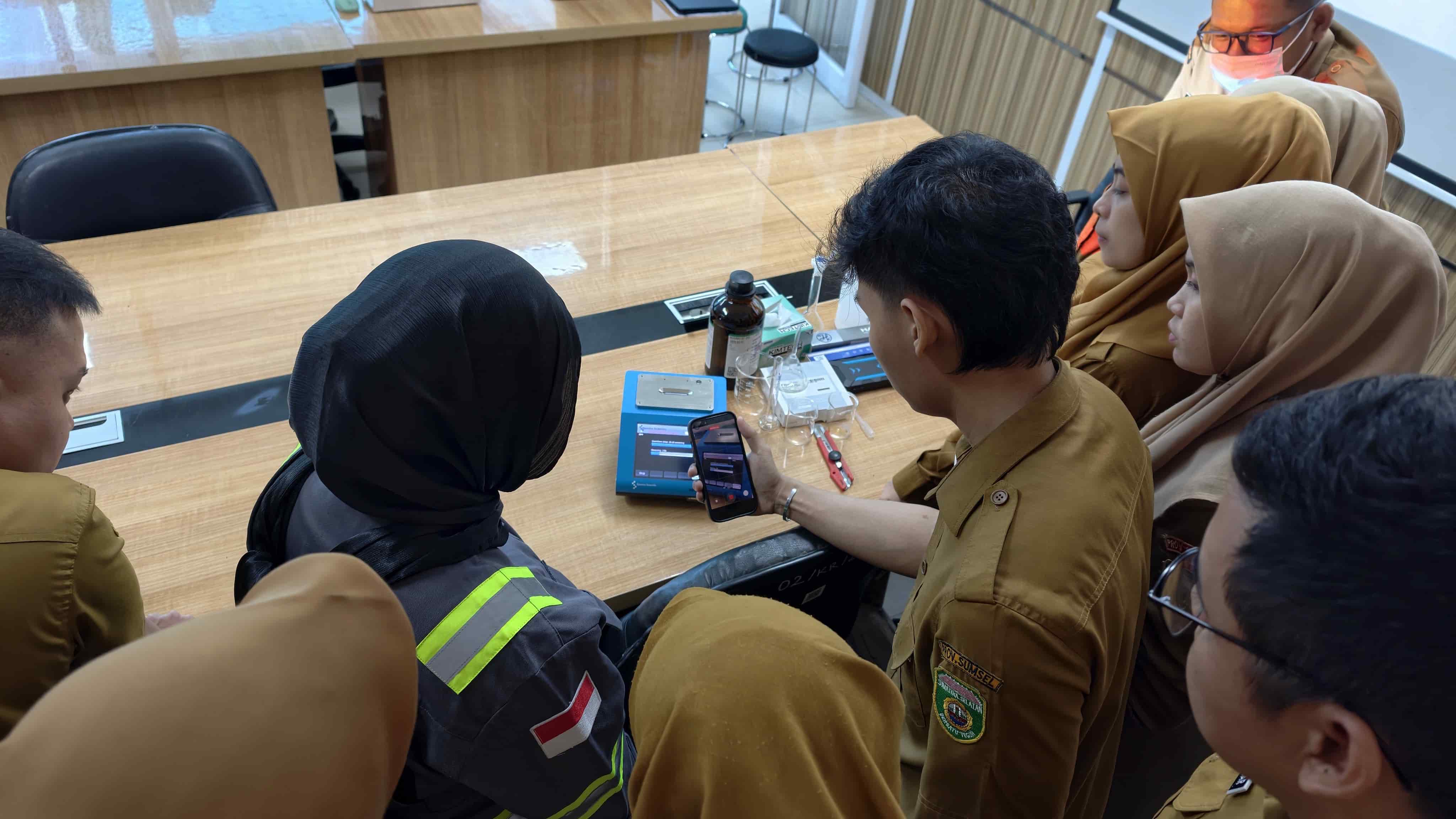 UPTD Laboratorium Lingkungan DLHP Sumsel Gelar Demo Alat Infracal2 ATR-SP