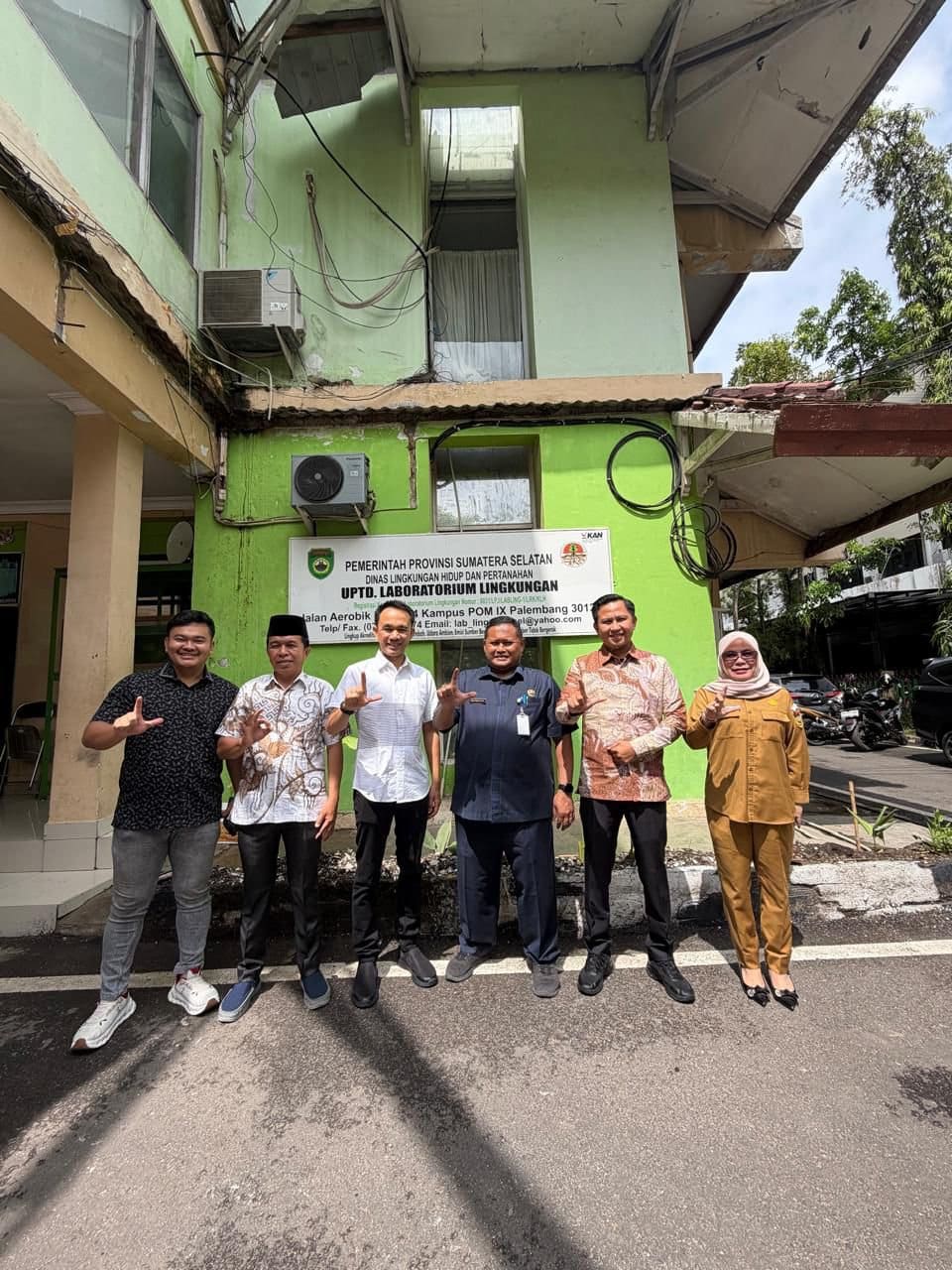 Kunjungan Kerja Komisi II DPRD OKU Selatan ke UPTD Lab Lingkungan DLHP Sumsel